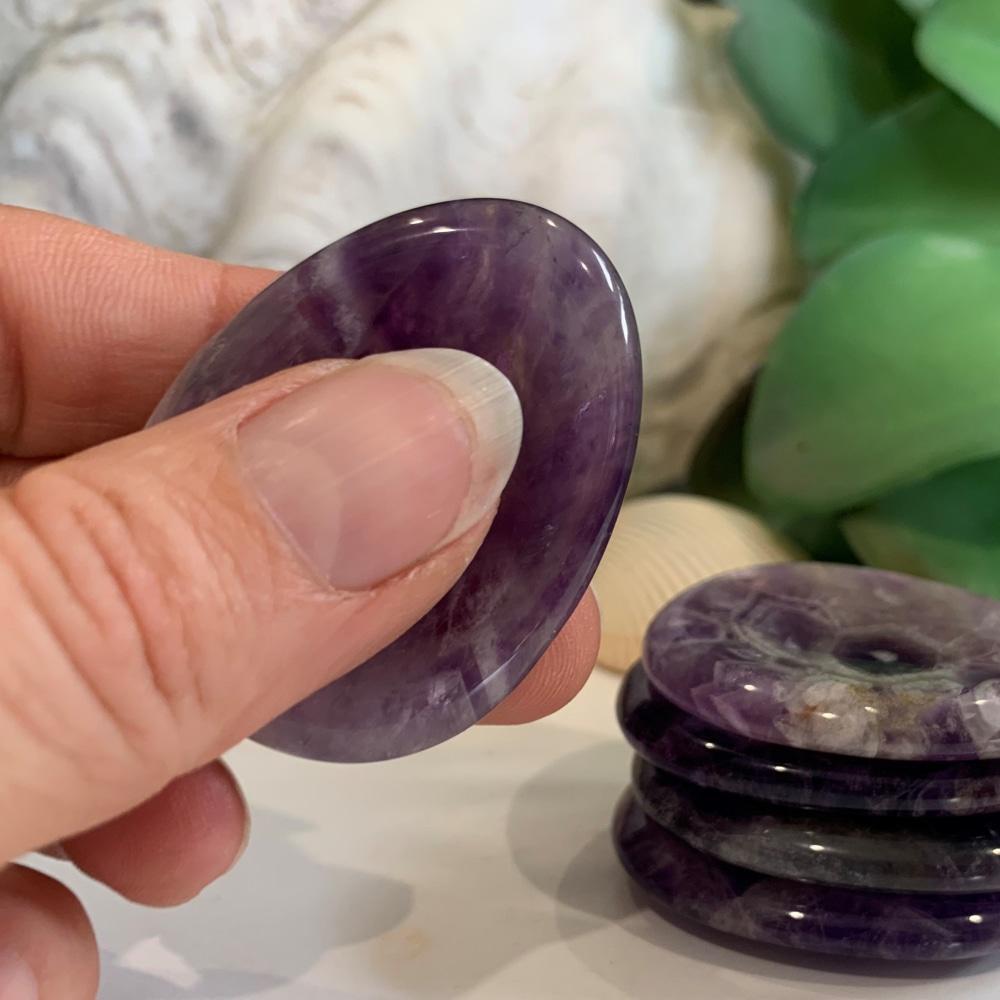 Dream Amethyst Worry Stone