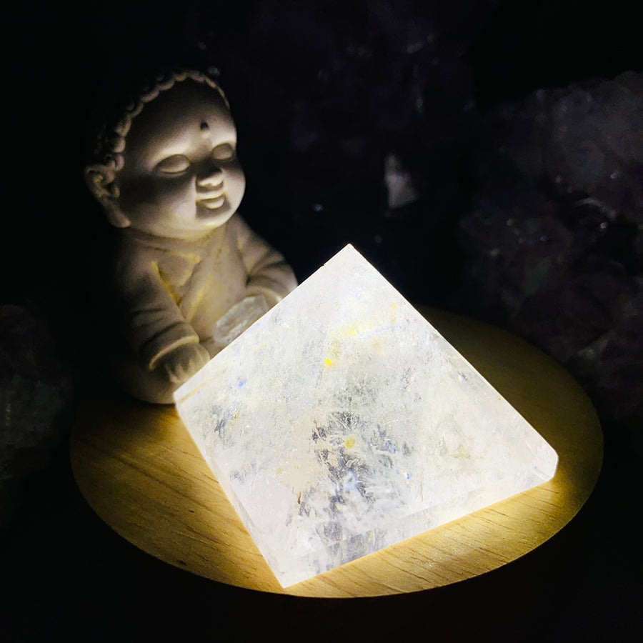 Crystal Mood Light (Quartz-Pyramid)