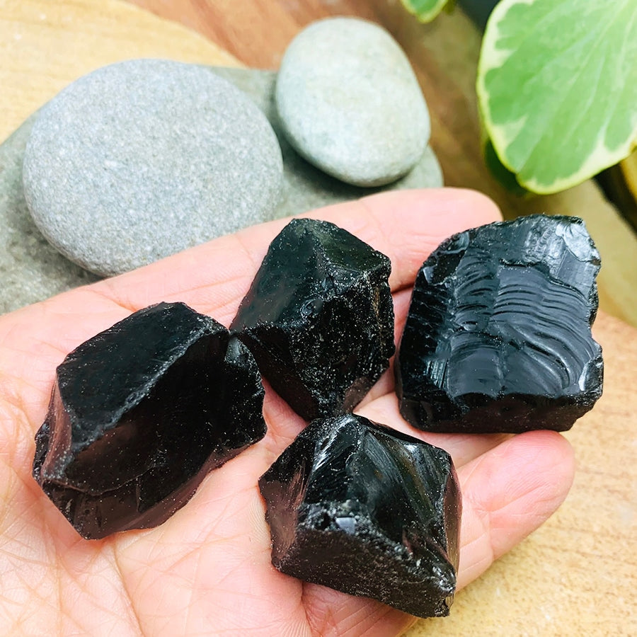 Black Obsidian Rough