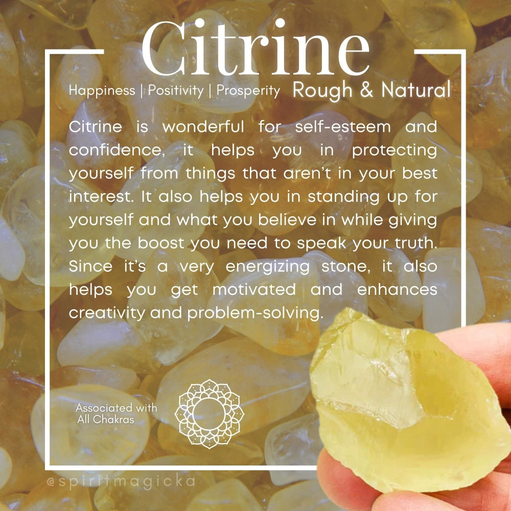 Rough Lemon Citrine