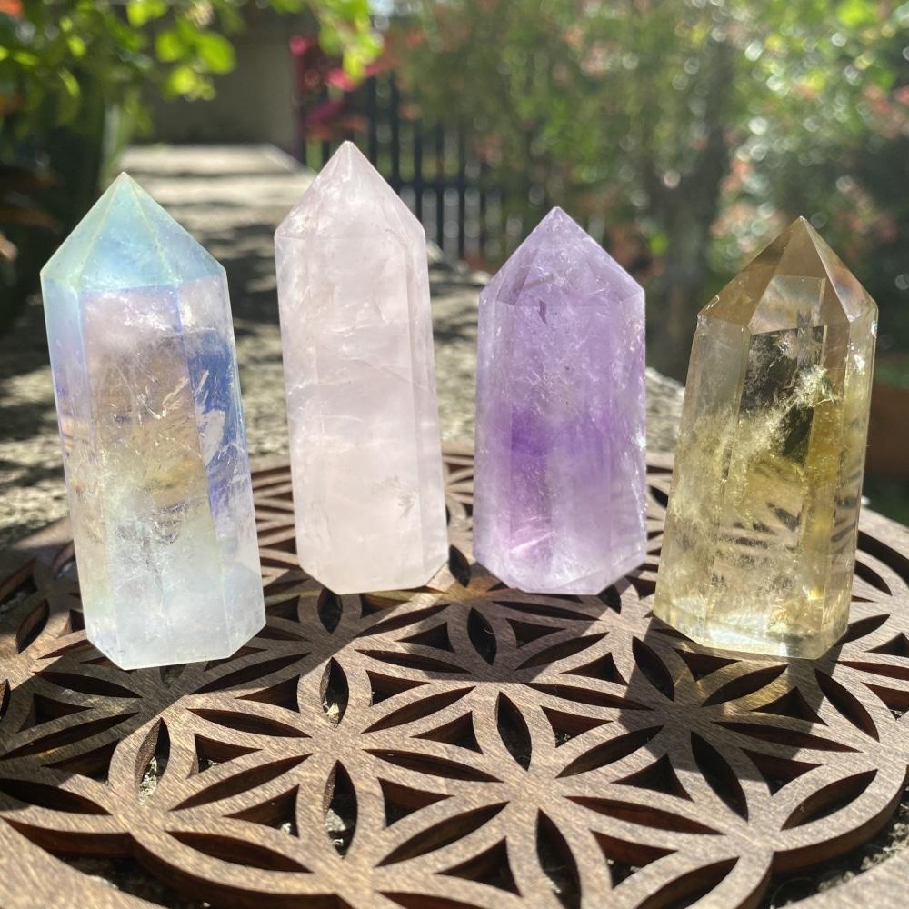 4-Piece Pillars of Quartz Set