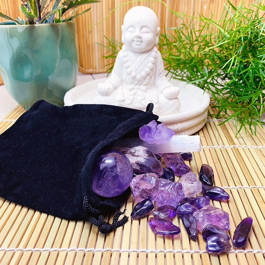 Amethyst Gem Pouch (36 Pieces)