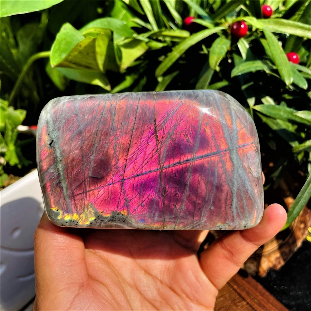 Large Purple Flash Labradorite Freeform (Item #0066)