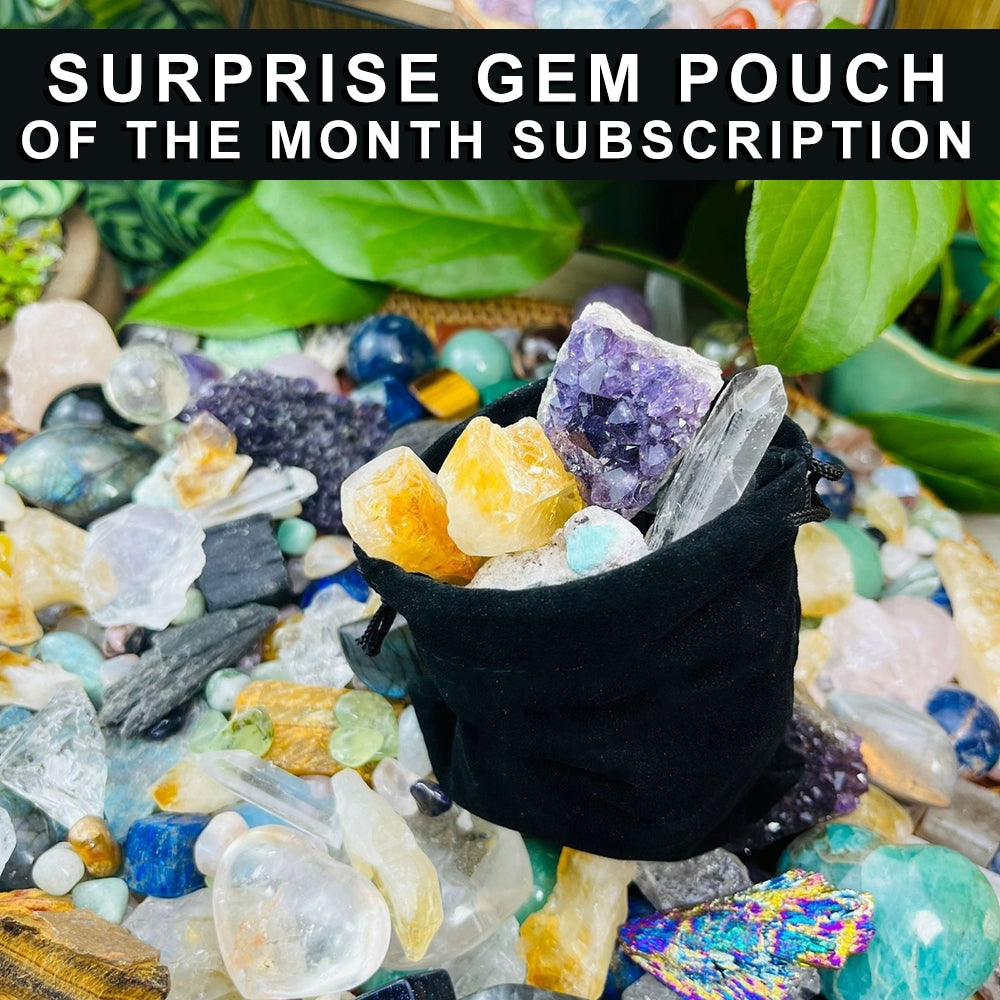 Crystal Collectors Surprise Gem Pouch (Monthly Subscription)